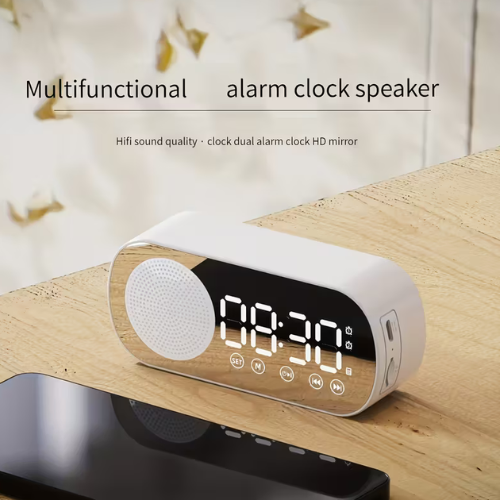 Portable Wireless Alarm Clock speaker