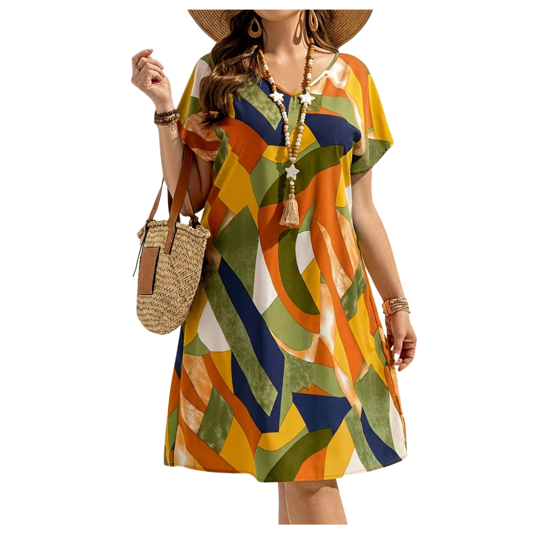 Causal Elegant print  Dress