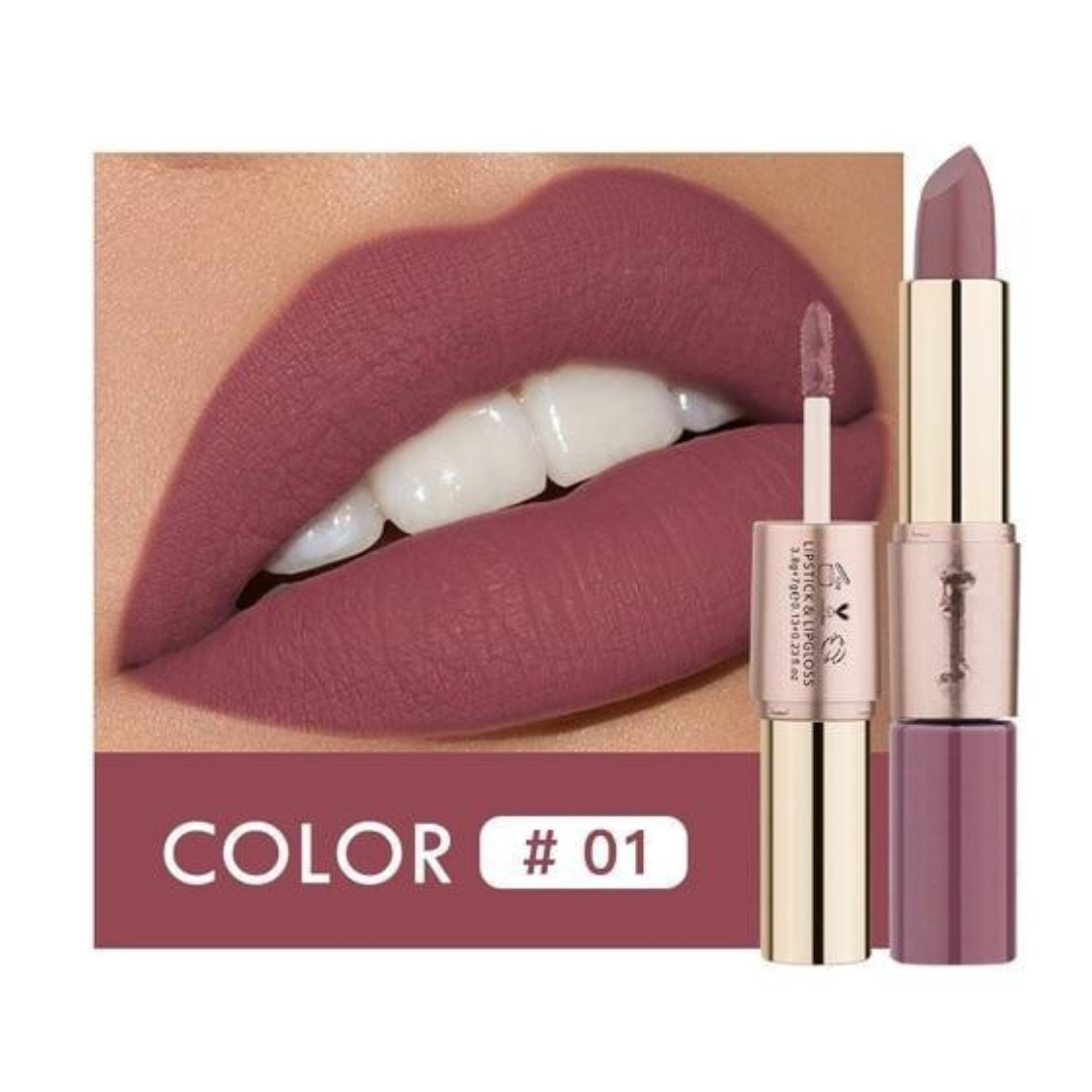 12 Colors Lips Matte Waterproof Lipstick. Long Lasting Moisturized Non Stick Cosmetic Lipstick.