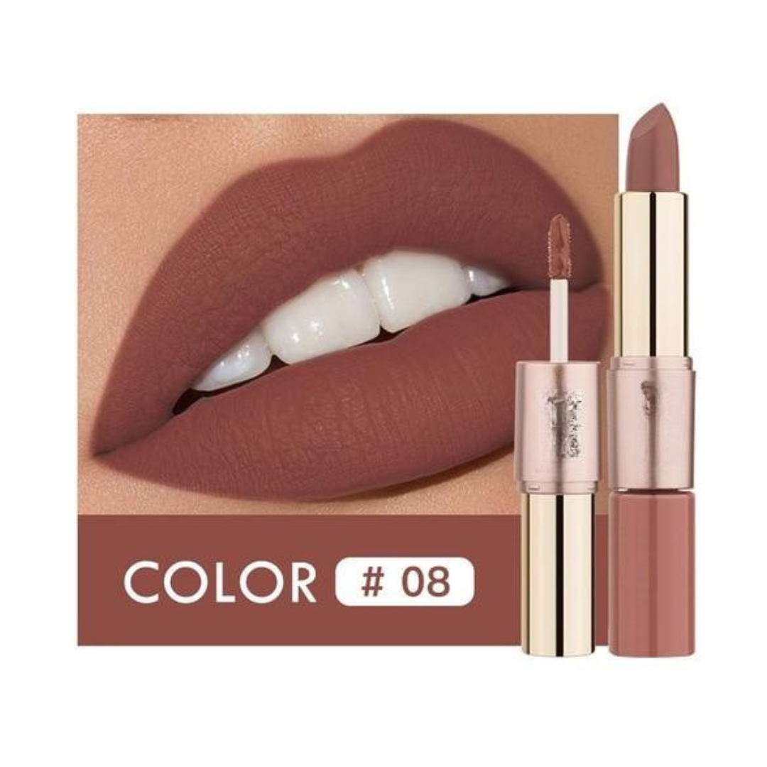 12 Colors Lips Matte Waterproof Lipstick. Long Lasting Moisturized Non Stick Cosmetic Lipstick.