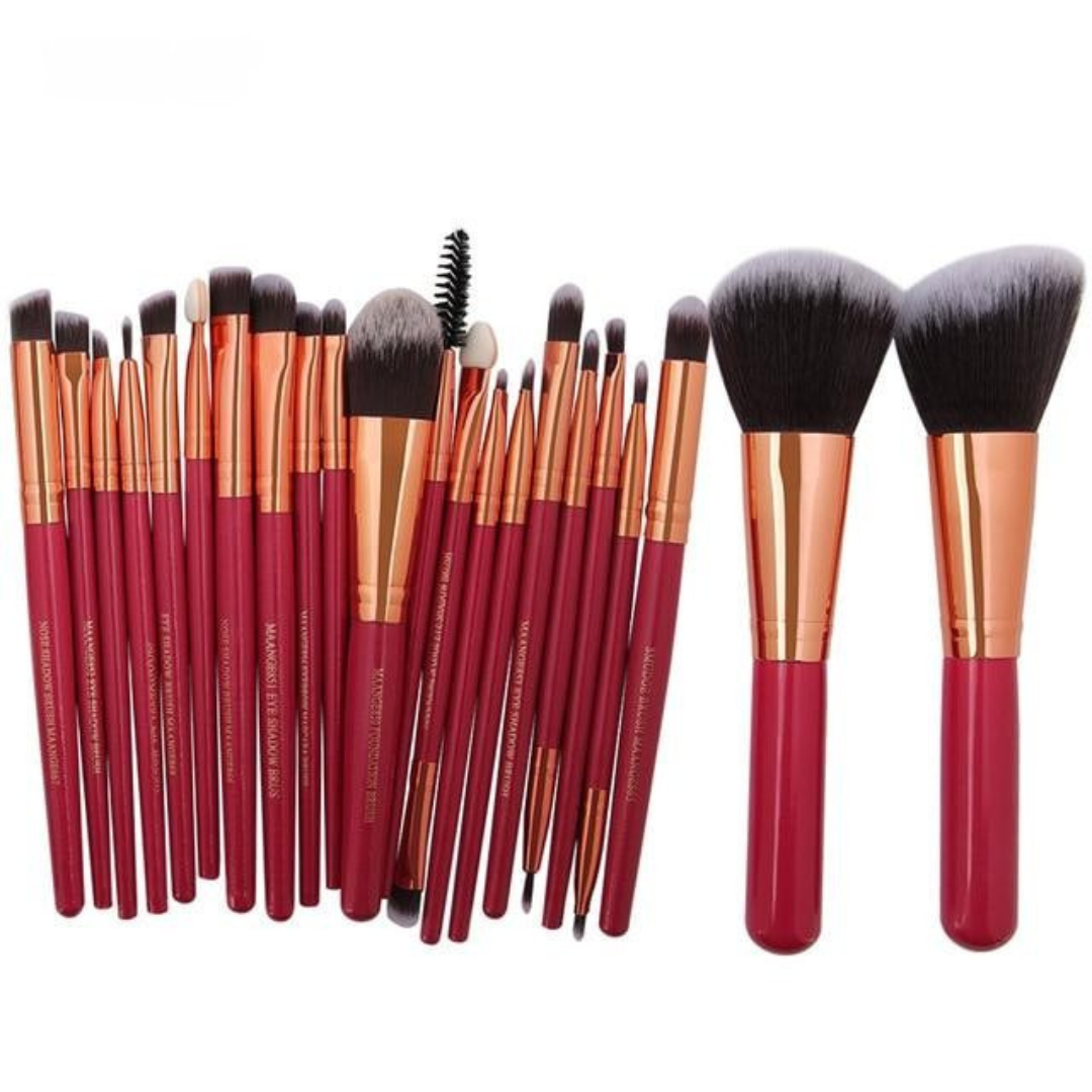 15Pcs Makeup Brushes Tool Set. Cosmetic Powder Eye Shadow Foundation Blush Blending Beauty Make Up Set.