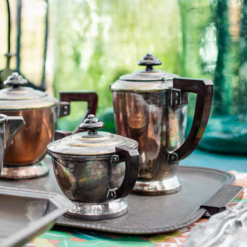 Vintage  metal Pots and pans