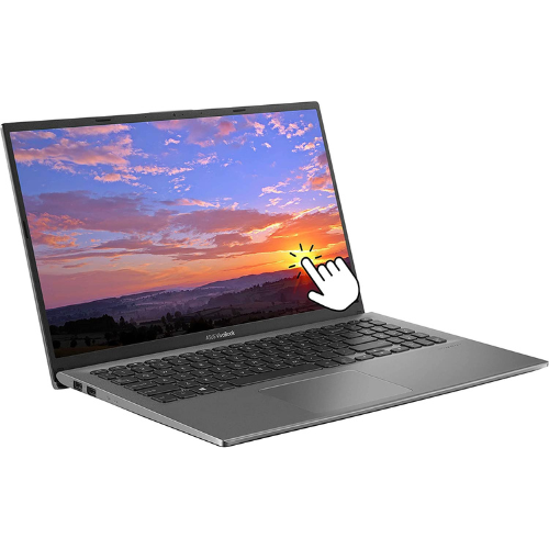 ASUS Vivobook 15.6" FHD Touchscreen Thin Laptop, Intel Core i3-1115G4 (Up to 3.9Ghz), 12GB RAM ,512GB PCIE SSD,HDMI, WiFi 5,Windows 10S, Grey+ 3in1 Accessories