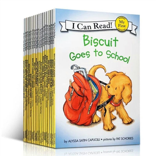 22 Books/set Biscuit Series English Picture Books I Can Read Children Story Book. Early Educaction Reading Book for Kids.