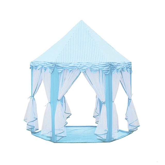 Girl Princess Castle Toy Tent Portable Foldable Children Play House Indoor Children's Tent Outdoor Wigwam Little House Kids Tent