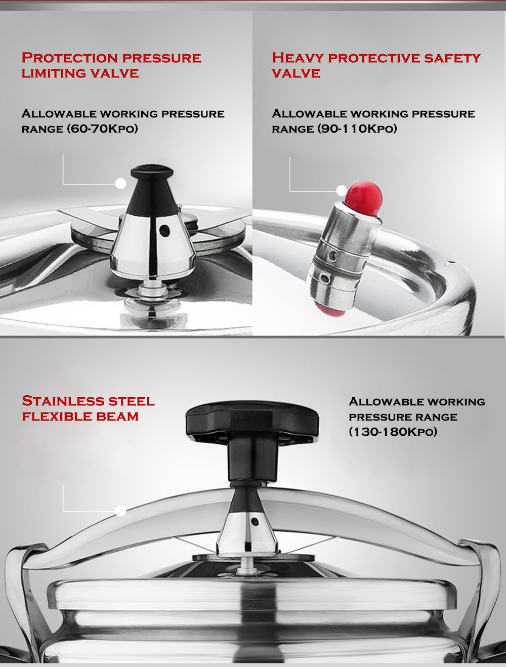 Pressure Cookers Soup Pot Cookware Stew Pot Cooking Gas Stove Cooker gas Casserole Explosion proof Camping pan Outdoor Pan