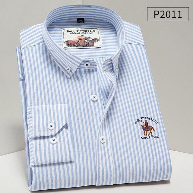 Dressing Smart  -   Men Shirt Oxford fit. 100% Cotton Shirt