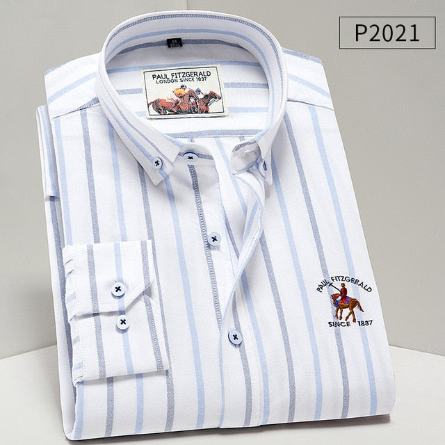 Dressing Smart  -   Men Shirt Oxford fit. 100% Cotton Shirt