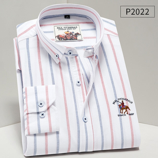 Dressing Smart  -   Men Shirt Oxford fit. 100% Cotton Shirt