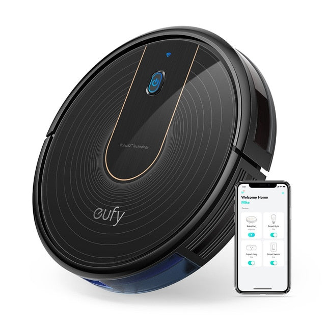 eufy [BoostIQ] RoboVac 15C,Wi-Fi,1300Pa Super-Thin,Quiet, Self-Charging Robot Vacuum Cleaner for Hard Floors&Medium-Pile Carpets