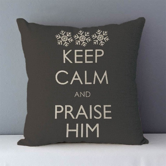 Popular phrase words letters printed couch cushion home decorative pillows 45x45cm cotton linen square cushions "Love you more"