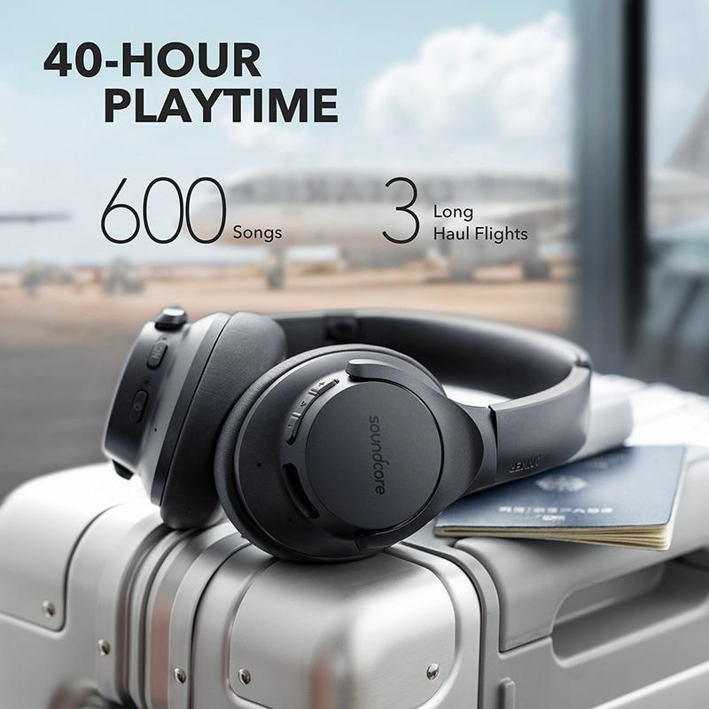 Soundcore  Hybrid Wireless  Bluetooth Headphones. Active Noise Cancelling Headphones.