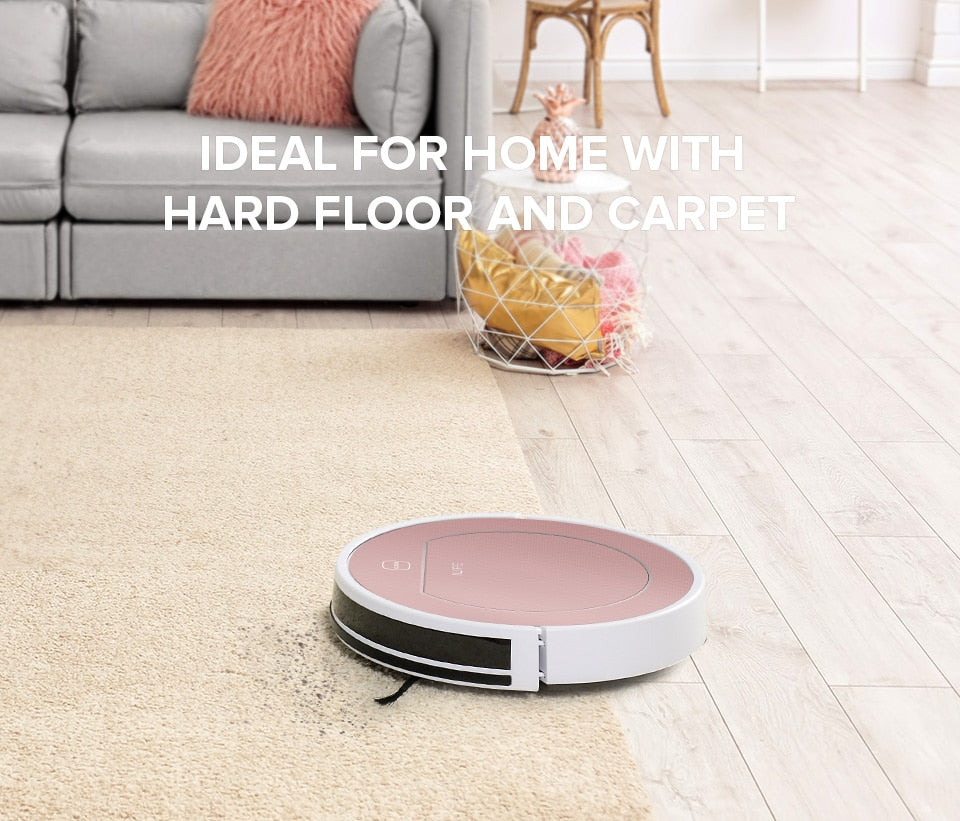 ILIFE V7s Plus Robot Vacuum Cleaner Sweep and Wet Mopping Disinfection For Hard Floors&Carpet Run 120mins Automatically Charge