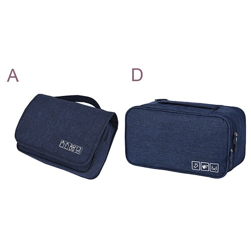 Men's Hanging Folding,Bath cosmetic Underwear Shoe Suitcase Accessories Organizer. Pouch Cable Wire charger Gadget Organizer Bag.