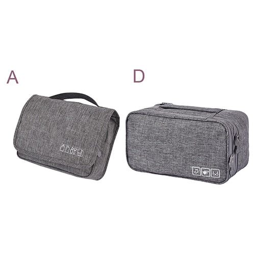 Men's Hanging Folding,Bath cosmetic Underwear Shoe Suitcase Accessories Organizer. Pouch Cable Wire charger Gadget Organizer Bag.