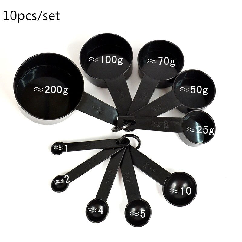 Measuring Cups and Measuring Spoon Scoop Silicone Handle Kitchen Measuring Tool Measuring Cup Spoon Scales Measuring Spoons