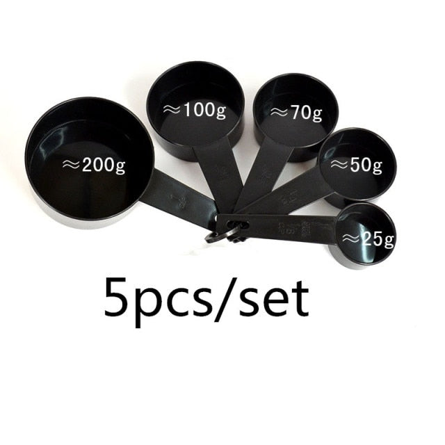 Measuring Cups and Measuring Spoon Scoop Silicone Handle Kitchen Measuring Tool Measuring Cup Spoon Scales Measuring Spoons