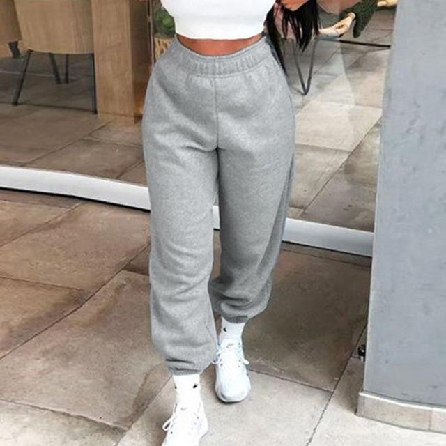 Women Sweatpants. Oversized Joggers and Casual Sweatsuits Pants.