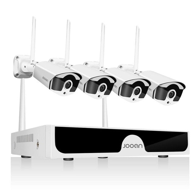 Jooan 8CH NVR HD 3MP CCTV Camera System Audio Record Outdoor P2P Wifi IP Security Camera Set Video Surveillance Kit