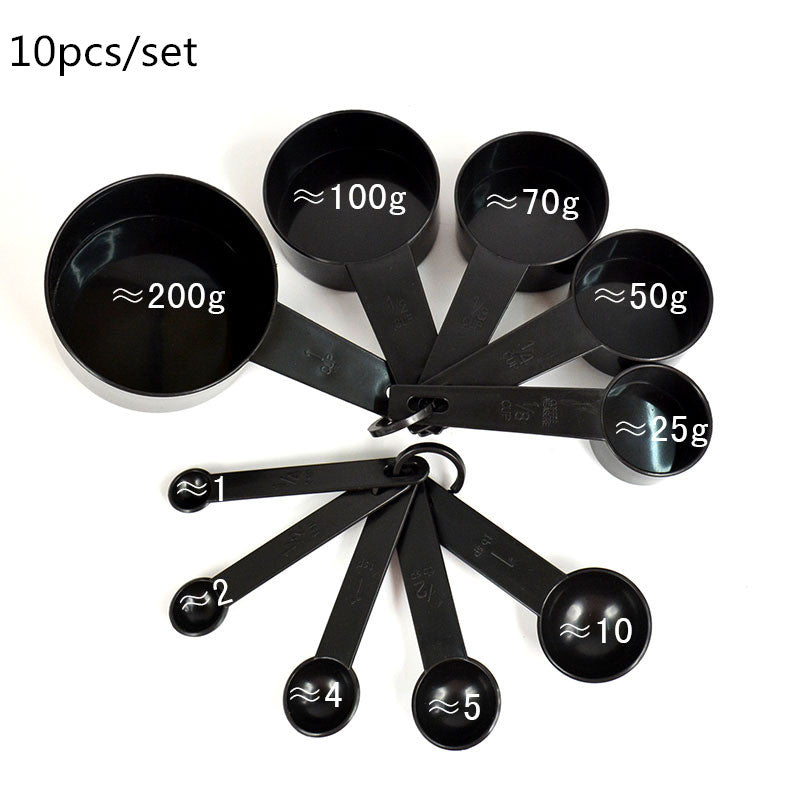 Measuring Cups and Measuring Spoon Scoop Silicone Handle Kitchen Measuring Tool Measuring Cup Spoon Scales Measuring Spoons