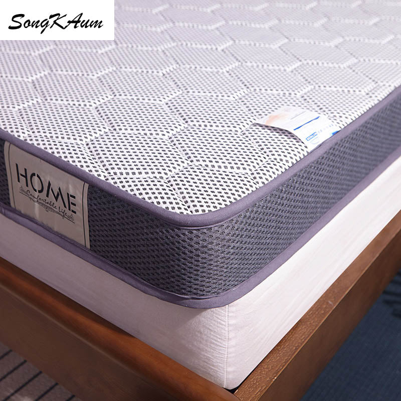 SongKAum Knitted fabric Natural latex Mattresses single student dormitory Tatami Double home Three-dimensional  Mattress