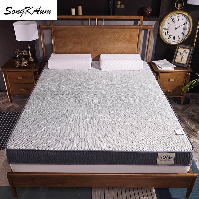 SongKAum Knitted fabric Natural latex Mattresses single student dormitory Tatami Double home Three-dimensional  Mattress
