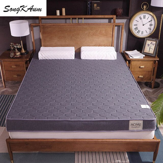 SongKAum Knitted fabric Natural latex Mattresses single student dormitory Tatami Double home Three-dimensional  Mattress