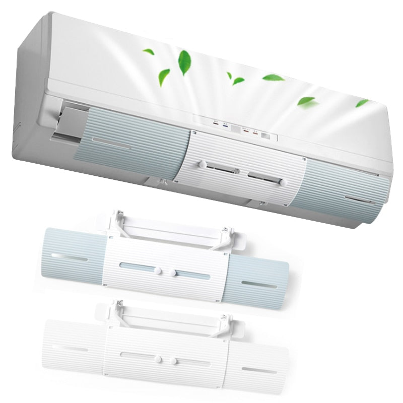 Air Conditioner Cover Telescopic Air Conditioning Deflector Baffle Shield Wind Guide Month Straight Anti-wind Shield