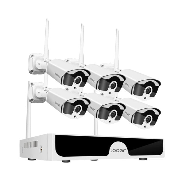 Jooan 8CH NVR HD 3MP CCTV Camera System Audio Record Outdoor P2P Wifi IP Security Camera Set Video Surveillance Kit