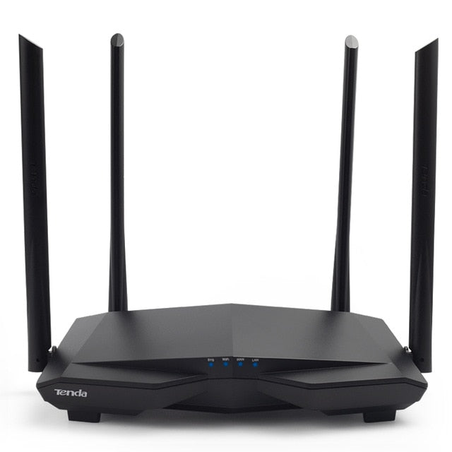 Tenda New AC6 2.4G/5.0GHz Smart Dual Band AC1200 Wireless WiFi Router Wi-Fi Repeater, APP Remote Manage for home.