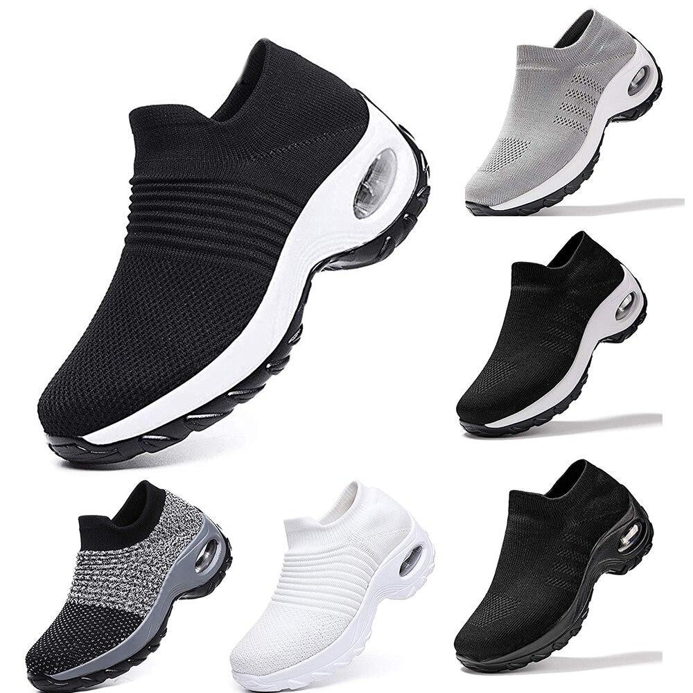 Mesh Women Outdoor  Running Shoes. Breathable Soft Athletics Jogging  Sneakers.